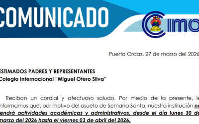 COMUNICADO: 27 de marzo del 2026 – Actividades suspendidas temporalmente.