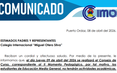 COMUNICADO: 08 de abril del 2026 – Realización del Consejo de Curso
